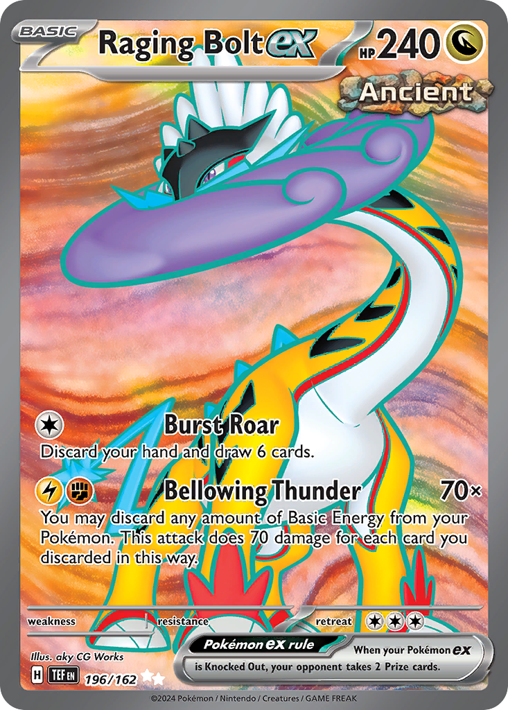 Temporal Forces Raging Bolt ex #196/162